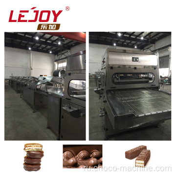 Шоколадная шоколадная машина для покрытия шоколадной линии для покрытия